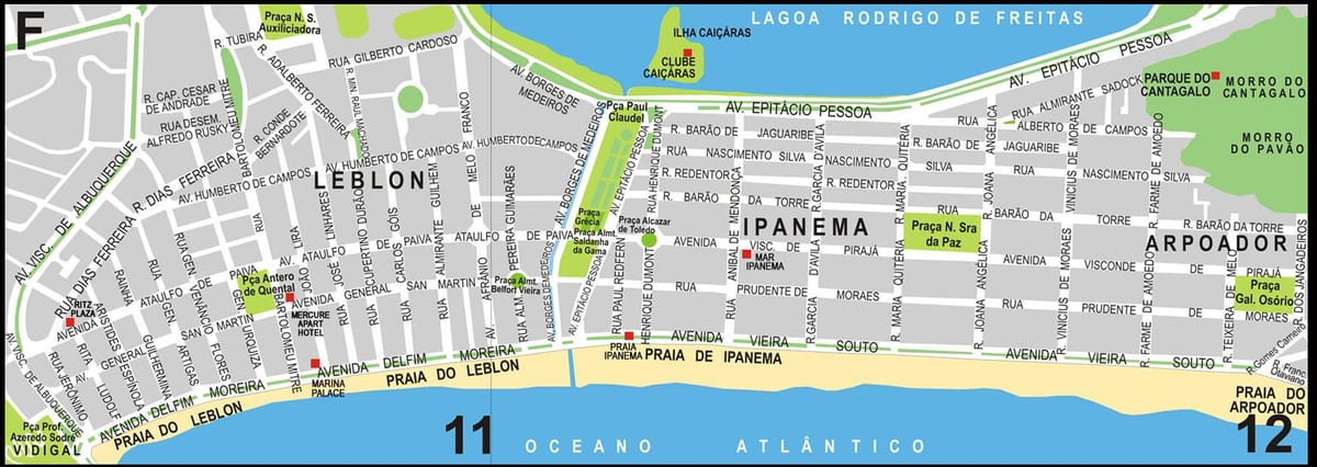 mapa ng bakla Rio de Janeiro