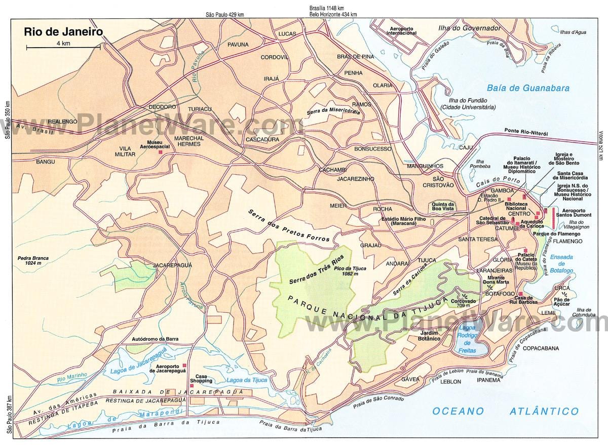 mapa ng Rio de Janeiro cruise terminal