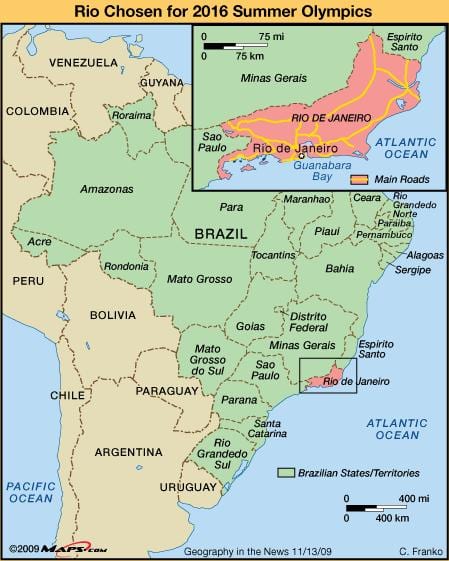 Rio munisipyo mapa