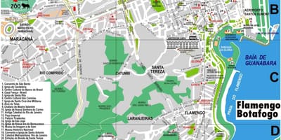 Mapa ng europcar sa bayan ng dusseldorf Rio de Janeiro