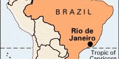 Rio de Janeiro sa brazil mapa