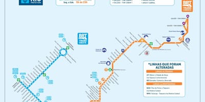 Rio brt mapa