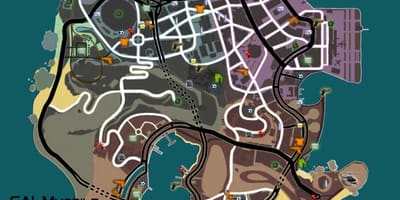 Mapa ng Rio gangstar