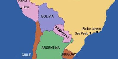 Rio grande river mapa ng south america