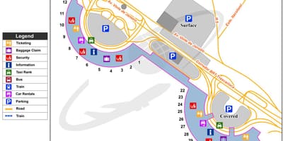Rio de Janeiro airport mapa