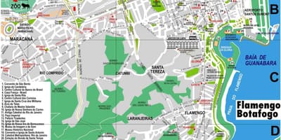 Rio de Janeiro bantayog mapa