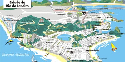 Rio-akit mapa