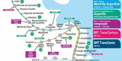 Rio de Janeiro metro mapa pdf