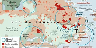 Kaligtasan mapa ng Rio de Janeiro