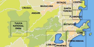 Mapa ng Rio kapitbahayan